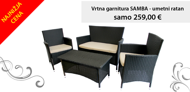 Vrtna garnitura ratan akcija