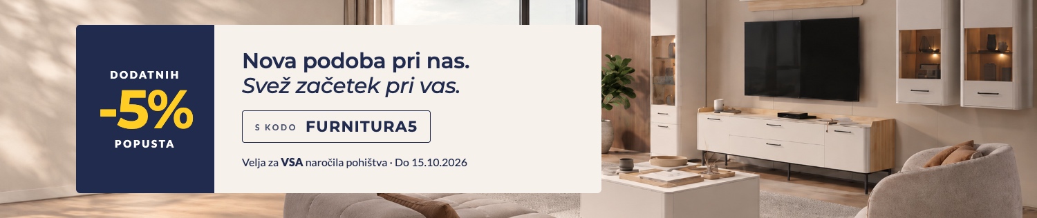 Prenova spletne stran - popust 5%