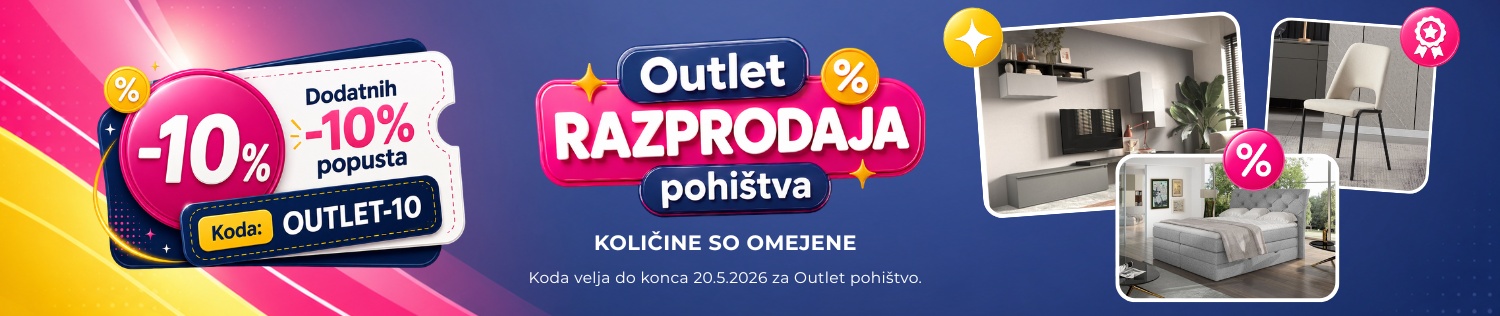 Outlet pohištva