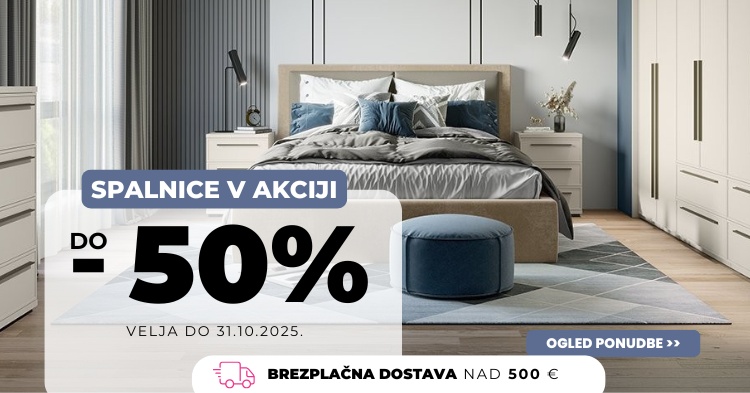Spalnice do -30%