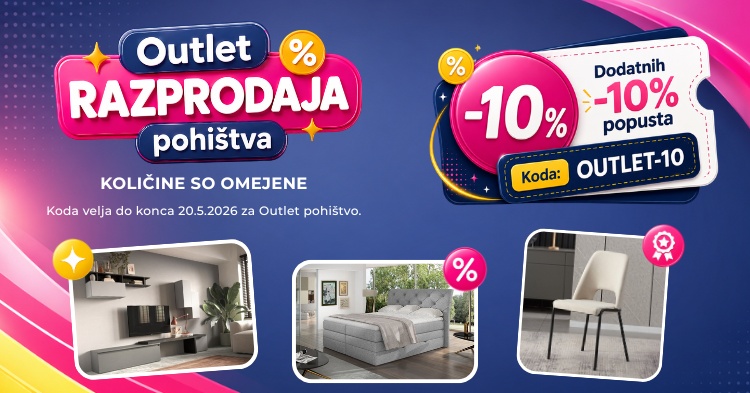 Outlet pohištva