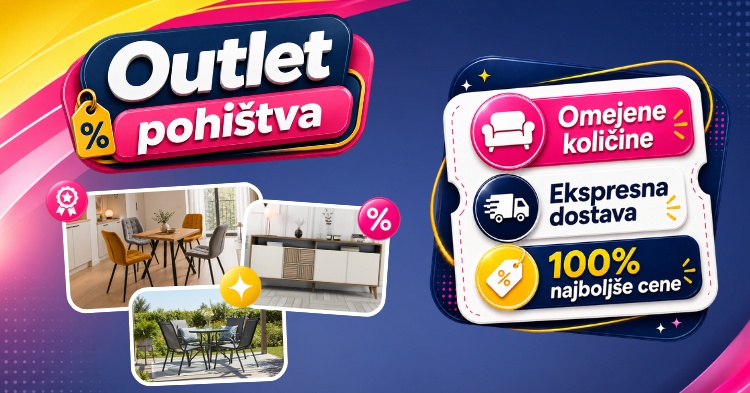 Outlet pohištva