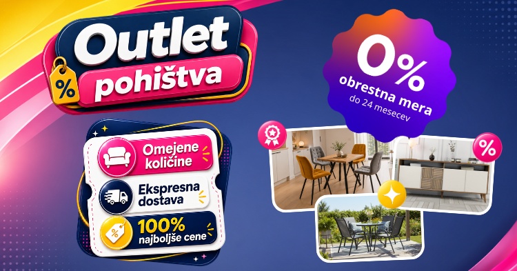 Outlet pohištva