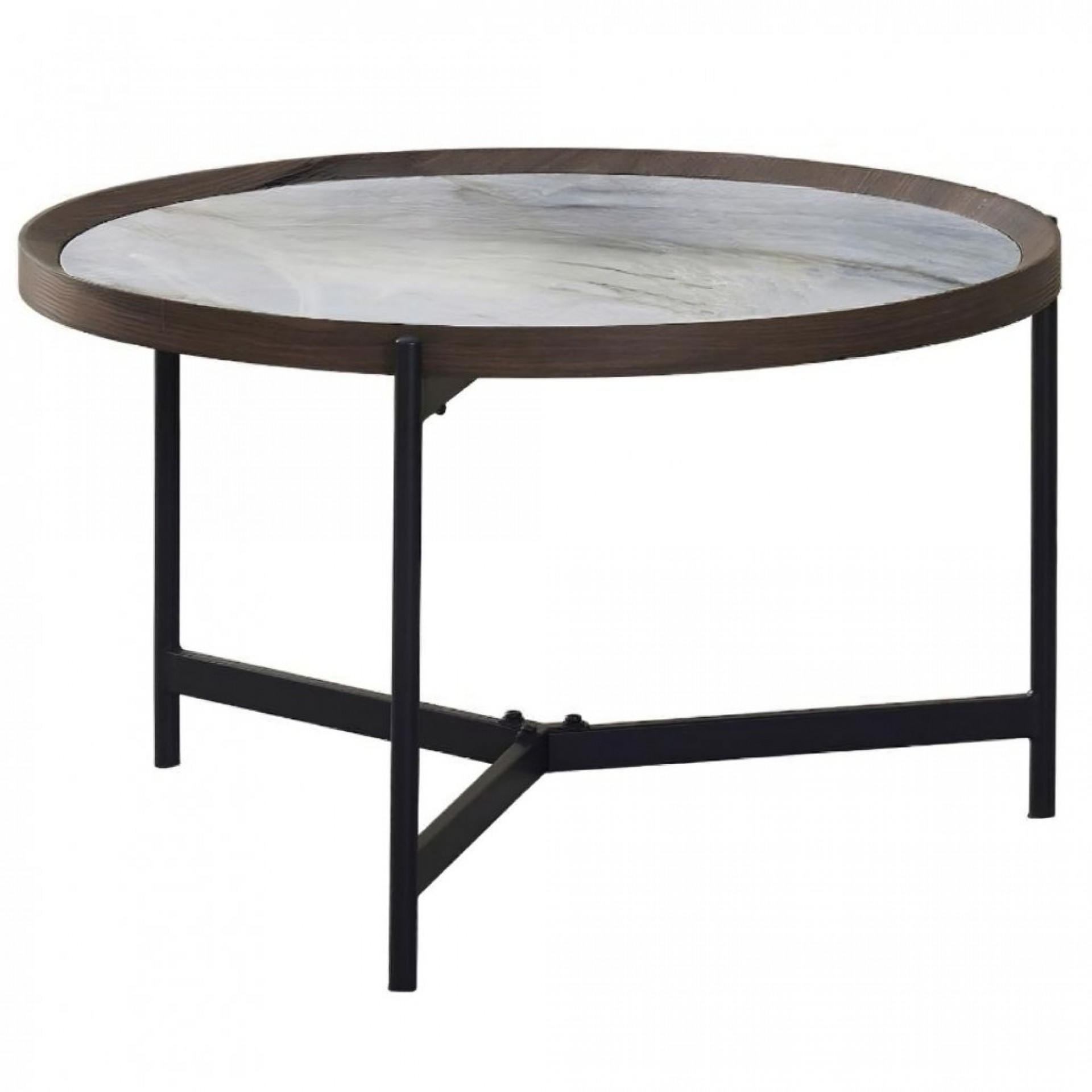 Klubska mizica VANOS (bela + modra)