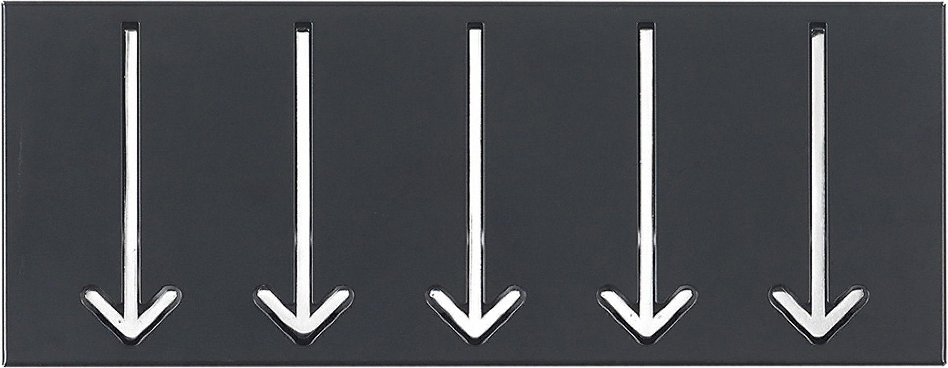 Obešalnik ARROW 5 - črna