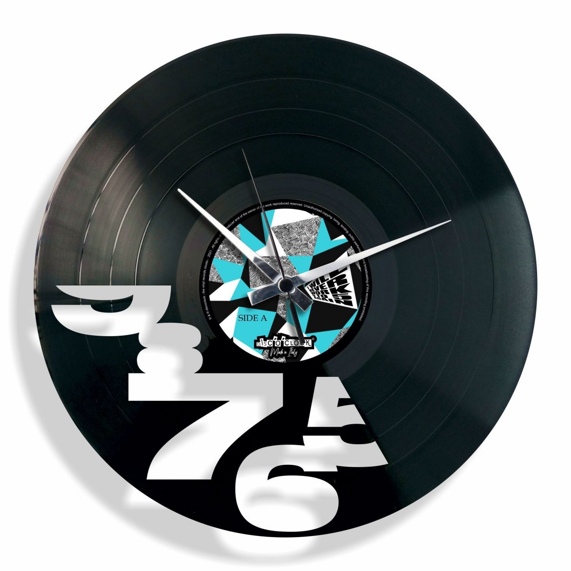 Stenska ura Disc'o'clock Never 9 to 5 Again