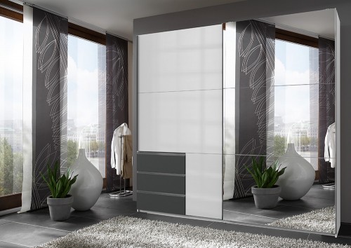 Garderobna omara LEVEL BLACK 2