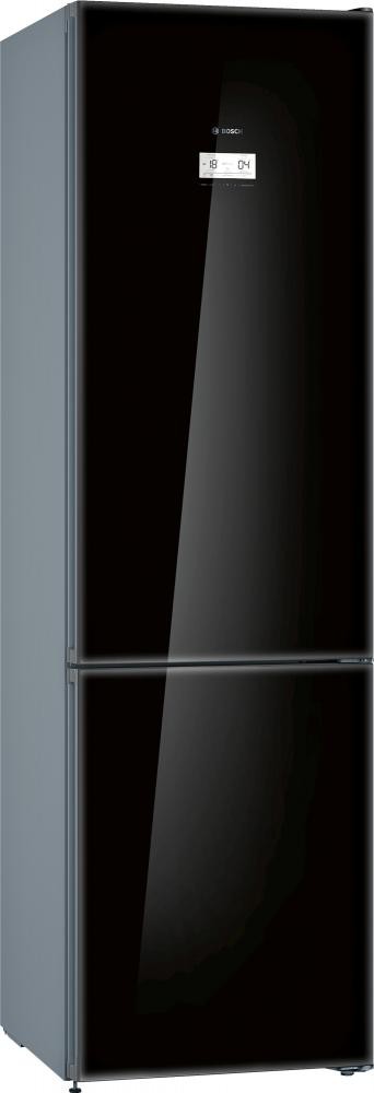 BOSCH Prostostoječ hladilnik z zamrzovalnikom spodaj, steklena vrata KGN39LBE5
