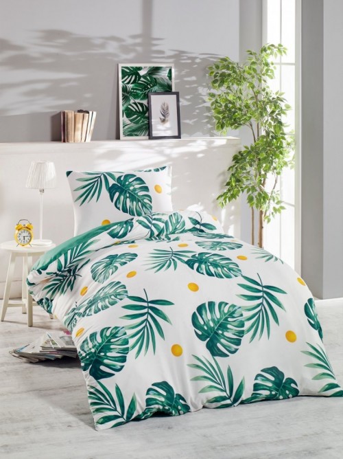 POSTELJNINA MONSTERA 140x200 CM