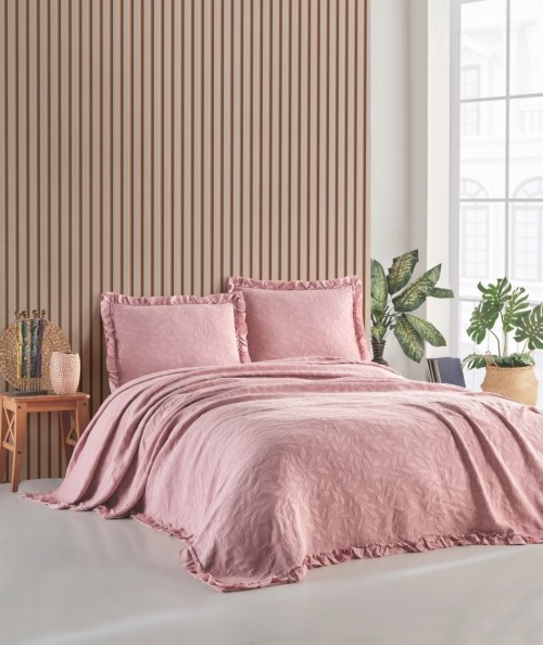 POSTELJNINA ILDA 220X240 CM - ROZA