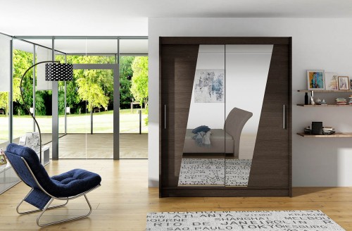 GARDEROBNA OMARA BOLTON 150 CM (VEČ BARV)