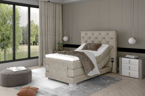 Boxspring postelja Clover z električnim nastavljanjem 90x200