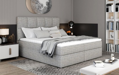 Boxspring postelja Glossy – razkošje udobja in elegance
