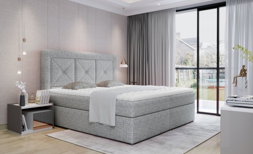 Boxspring postelja Idris – elegantna in udobna izbira