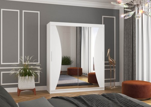 GARDEROBNA OMARA CHARLOTTE 180 CM (VEČ BARV)