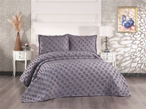 POSTELJNINA BURLESA 240X260 CM - ANTRACIT