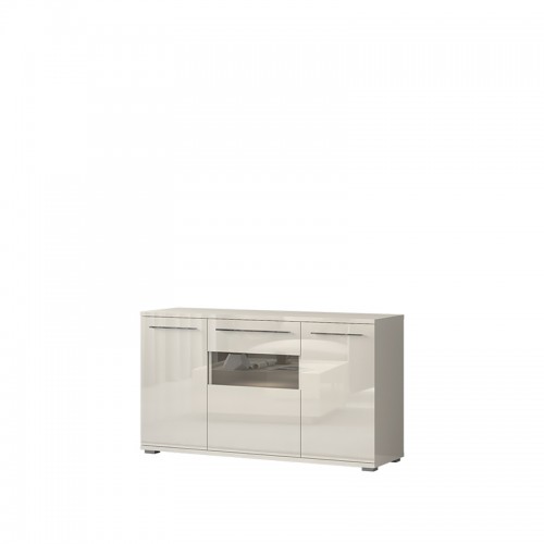 KOMODA RADDA PIANO K150-3KS Z OSVETLITVIJO - BEŽ
