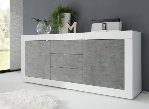 Elegantna komoda z 2 vrati in 3 predali BASIC 209015-07B