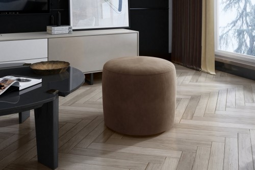 Elegantni okrogli tabure Linsy