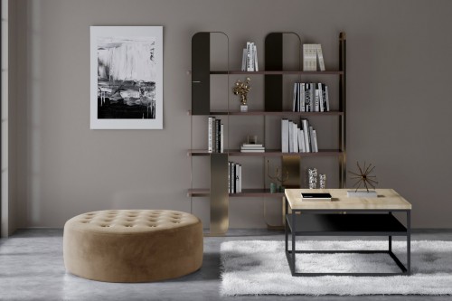 Elegantni okrogli tabure Monty