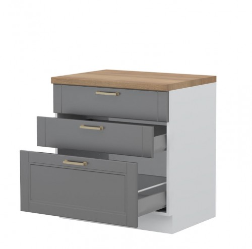 ELEMENT ZA KUHINJO TARA R-80-3MBOX S KOVINSKIMI PREDALI