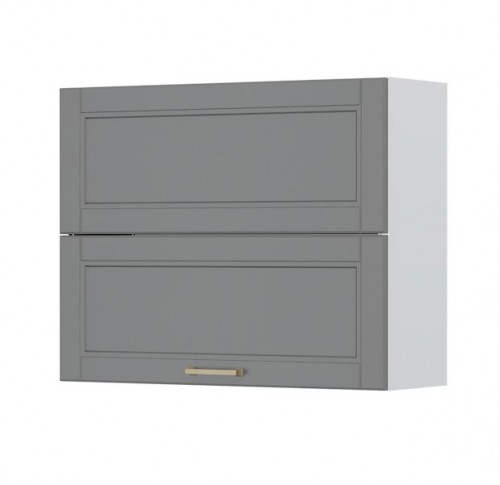 VISEČI ELEMENT ZA KUHINJO TARA Z DVIŽNIMI VRATCI V7-90-2KP-Grafit mat lak