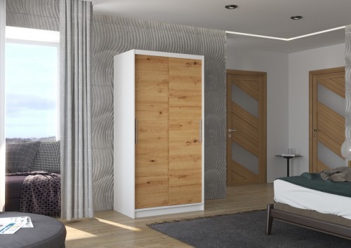 GARDEROBNA OMARA ASTEN 100 CM (VEČ BARV)