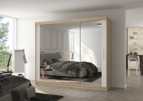 GARDEROBNA OMARA CHESTER 250 CM (VEČ BARV)