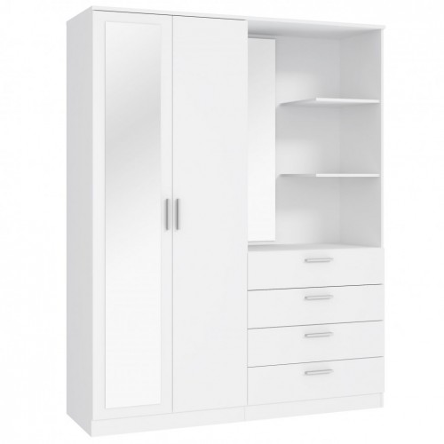 Garderobna omara DEWANIA DWXS731L (bela)