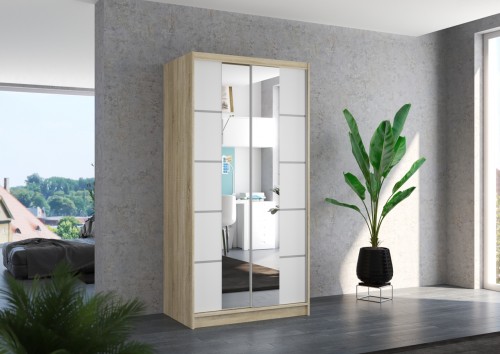 GARDEROBNA OMARA KSAWER 100 CM (VEČ BARV)