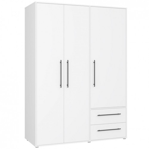 Garderobna omara MOKKARIS MKSS833 (bela)