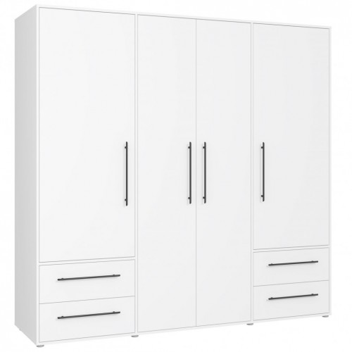 Garderobna omara MOKKARIS MKSS841 (bela)