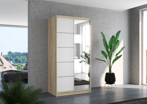 GARDEROBNA OMARA ORLANDO 100 CM (VEČ BARV)
