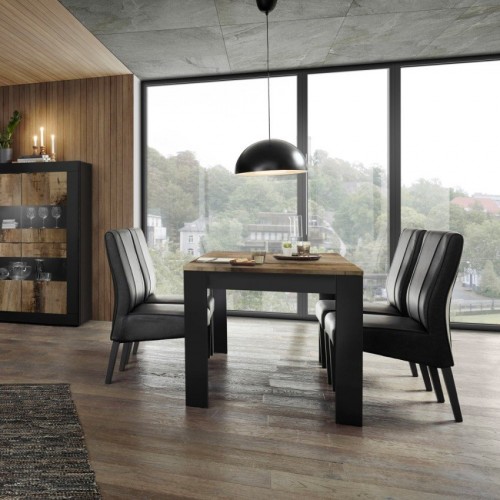 Jedilna miza 180x90 cm, črna - BASIC 374893N