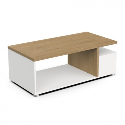 Klubska mizica ACCESS 466008 (bela/rjava)