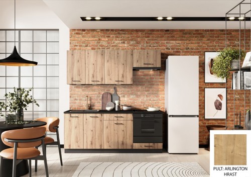 KUHINJSKI BLOK ANIKA 200 CM - ARTISAN HRAST-Arlington hrast