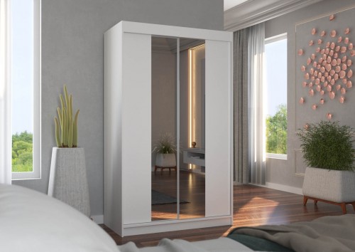 GARDEROBNA OMARA MARVIN 120 CM (VEČ BARV)