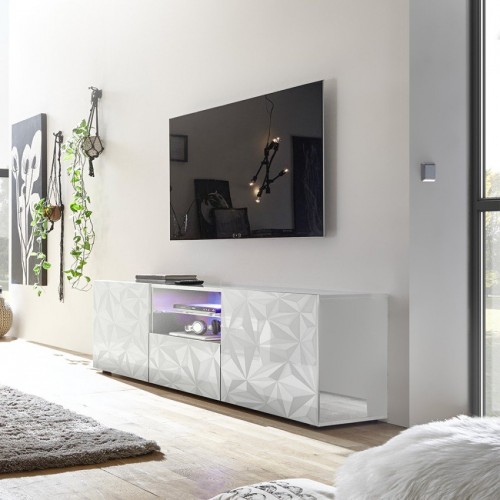 Moderna TV omarica z vrati in predalom PRISMA 209099-02