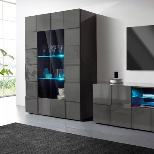 Moderna vitrina za dnevno sobo 121x166 cm DAMA 202308-06