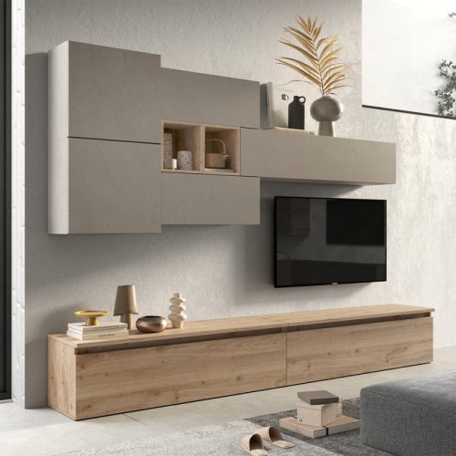 Modularna TV stena z omaricami, 276x190 cm - INFINITY 2.0 900024-AGK