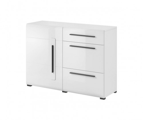 NIZKA KOMODA VILNA 120CM - BELA