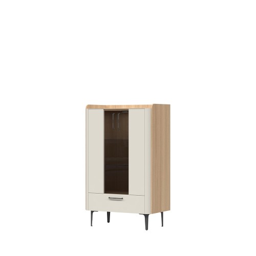 NIZKA VITRINA RADDA AIR V82-2KS1F/AI Z LED OSVETLITVIJO