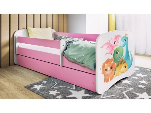 Otroška postelja Dreamy dinozavri (več barv in dimenzij)