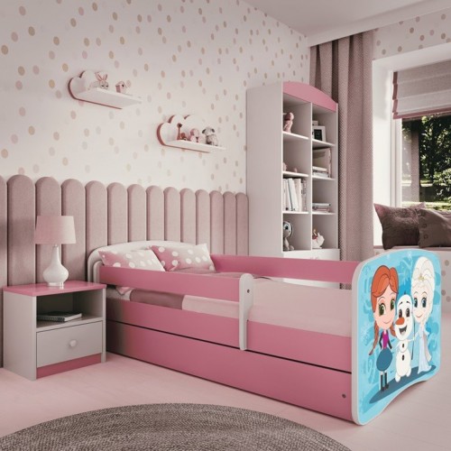 Otroška postelja Dreamy Snow Princesses (več barv in dimenzij)