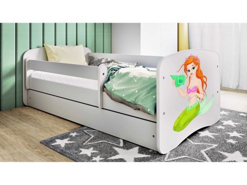 Otroška postelja Dreamy morska deklica (več barv in dimenzij)