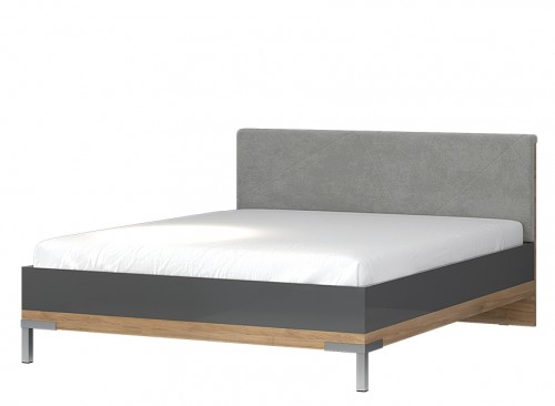 OBLAZINJENA POSTELJA KALLA ONYX 160 CM 