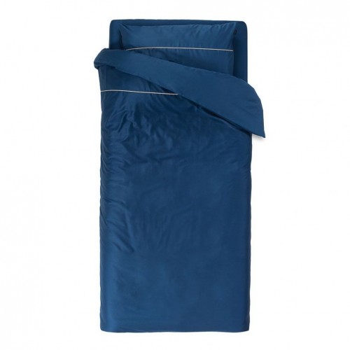 Posteljnina Basic - modra