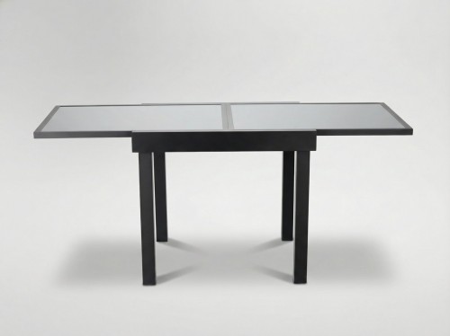 Raztegljiva aluminijasta miza Oliver 90/180 x 90 cm