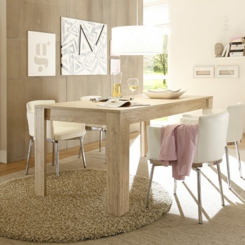 Raztegljiva jedilna miza 137–185x90 cm PALMA 345446AL