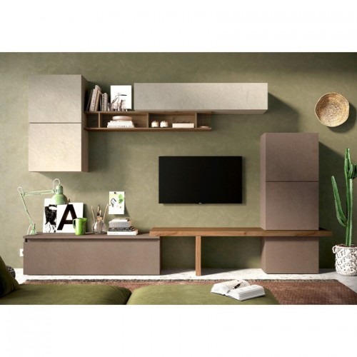 Sodobna stenska enota za TV, dolžina 290 cm, INFINITY 2.0 900019-AGBRMR